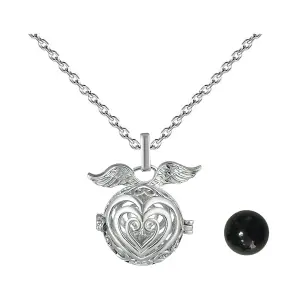 Collar Llamador De Angel Corazon Corazon