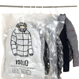 Bolsa Transparente Compresion Ropa67x110