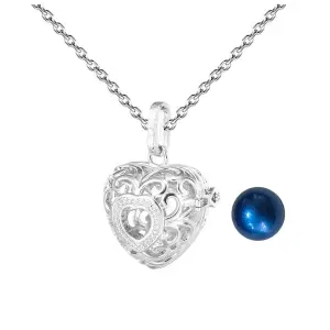 Collar Llamador De Angel Figura Corazon