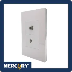 TOMA COAXIAL + TELEFONO MERCURY PREMIUM