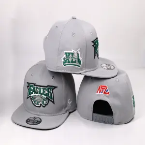 Gorra plana Eagles Gris