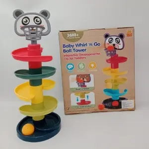 Torre didáctica bebé con pelota