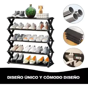 Zapatero 5 Niveles Organizador En X
