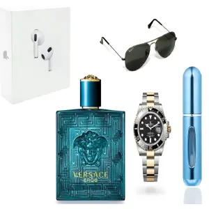 Kit(eros+airpods+gafas+rolex+perfumero)