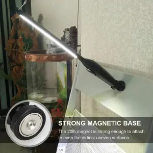 Linterna Led Base Magnética Rotacion 360