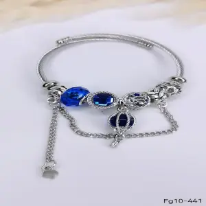 PANDORA PLATEADA TALISMAN AZUL