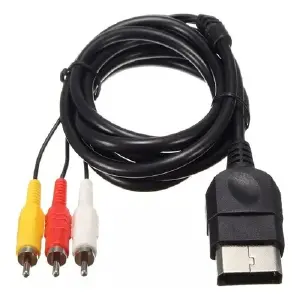 Cable De Audio Y Video  Para Xbox Negro