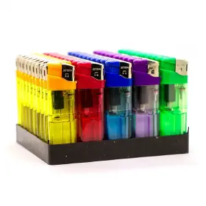 Encendedor recargable con linterna 50 U