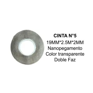 Nanocinta 19mmx2.5mx2mm N°5: Soluciones de Sellado de Alta Resistencia - Nanocinta 19mmx2.5mx2mm N°5