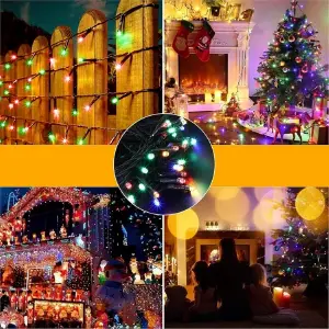 Luces Navideñas Solares Exterior 20 Metr