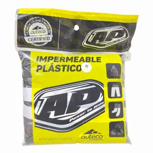 Impermeable Plástico AP Auteco: Protección Superior - Impermeable Plástico AP Auteco