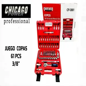 JUEGO COPAS 3/8"  X61 CHICAGO