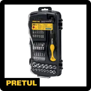JUEGO DE 39 HERRAMIENTAS 1/4'' PARA MEC