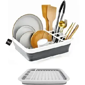Escurridor de platos plegable