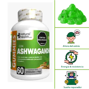 Ashawanda X 60 GOMAS CON INVIMA