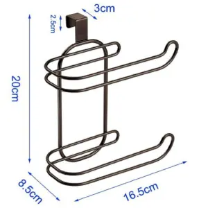 SOPORTE DOBLE PARA PAPEL HIGIENCO