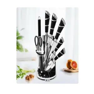 Set cuchillo con soporte 8 pcs
