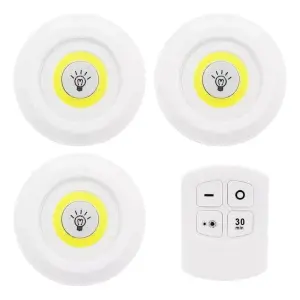 Bombilla X3 Luces Led Inalámbrica Contro