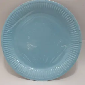 PLATO AZUL CIELO   23CM X 10 UNIDADES