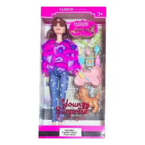 Muñeca Vestido Perro Mascota Accesorios