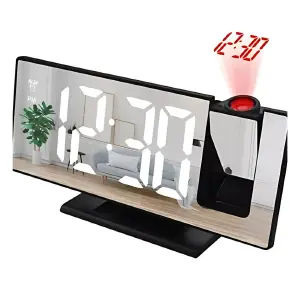 Reloj Despertador Digital LED Proyector