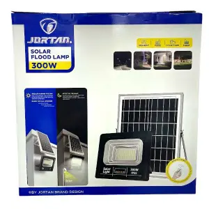 Lámpara Solar JT 300W: Ilumina tus noches con potencia y eficiencia - Lámpara Solar Jt 300w