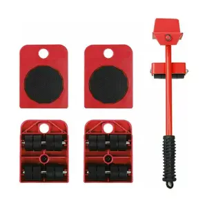 Levanta Mueble Rojo Portátil Base