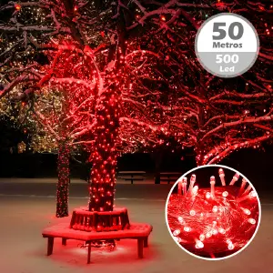 Luz Led Lineal 50 Metros 500 Rojo 1515