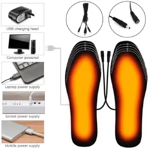 Plantillas de Calefacción USB: ¡Calor Suave y Confortable al Alcance de tus Pies! - Plantillas de calefacción USB almohadill