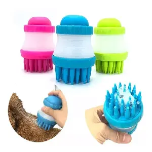 Cepillo Dispensador De Shampoo Baño