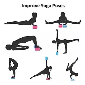 Bloque para yoga en espuma 23x15x8