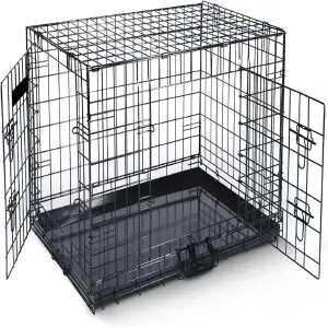 Jaula Con Puertas Cerca Corral Malla Rej