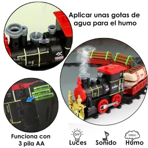 Tren Clásico Decoración Navideña