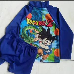 Ttraje de baño dragon ball z azul niño