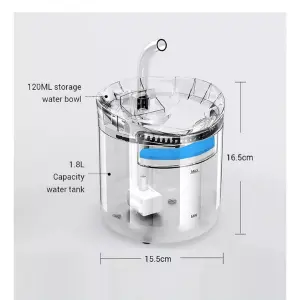 Bebedero con fuente agua automática