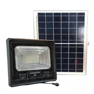 Lampara Reflecto Led Con Panel Solar200W
