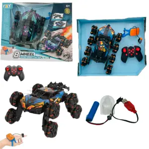 Carro 8 llantas acrobático recargable