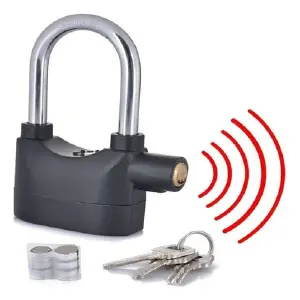 Candado Con Alarma Para Moto Multifuncio