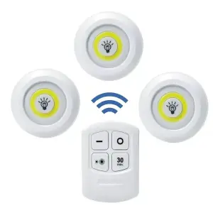 Juego Bombilla X3 Luces Led Inalámbrica
