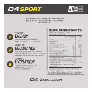 C4 Sport Pre Entreno Fruit Punch 210g