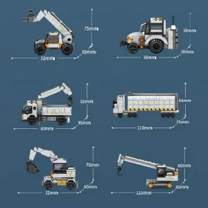 Juguete Armable Camion Carros Grua