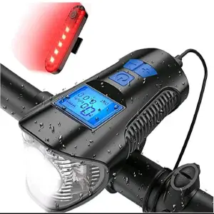 Velocimetro Con Linterna Para Bicicleta