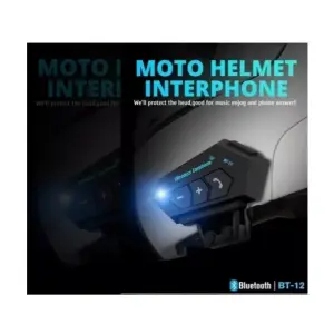 Intercomunicador Bt12 Auriculares Casco