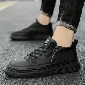 Bellos Zipper Negros Caballero Wl