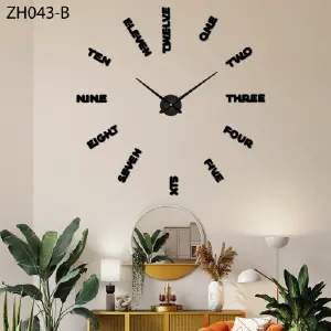 RP-ZH043-B RELOJ ANÁLOGO ADHESIVO 3D