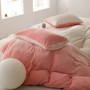 Funda Duvet Digital De Franela Rosado Q