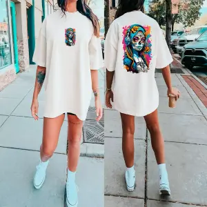 Camisetas grficas oversize - 731754