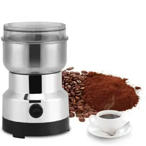 Cafetera Negra 9Tazas + Molino  De Café
