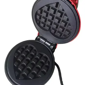 Mini Waflera Electrica forma corazon