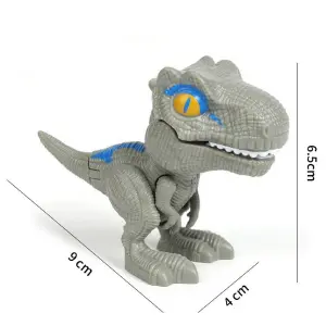 Dinosaurio Rex Gris Juguete Niños Huevo